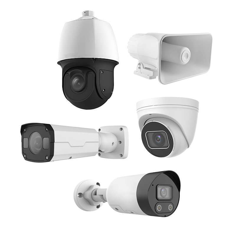 variety of NDAA compliant security cameras